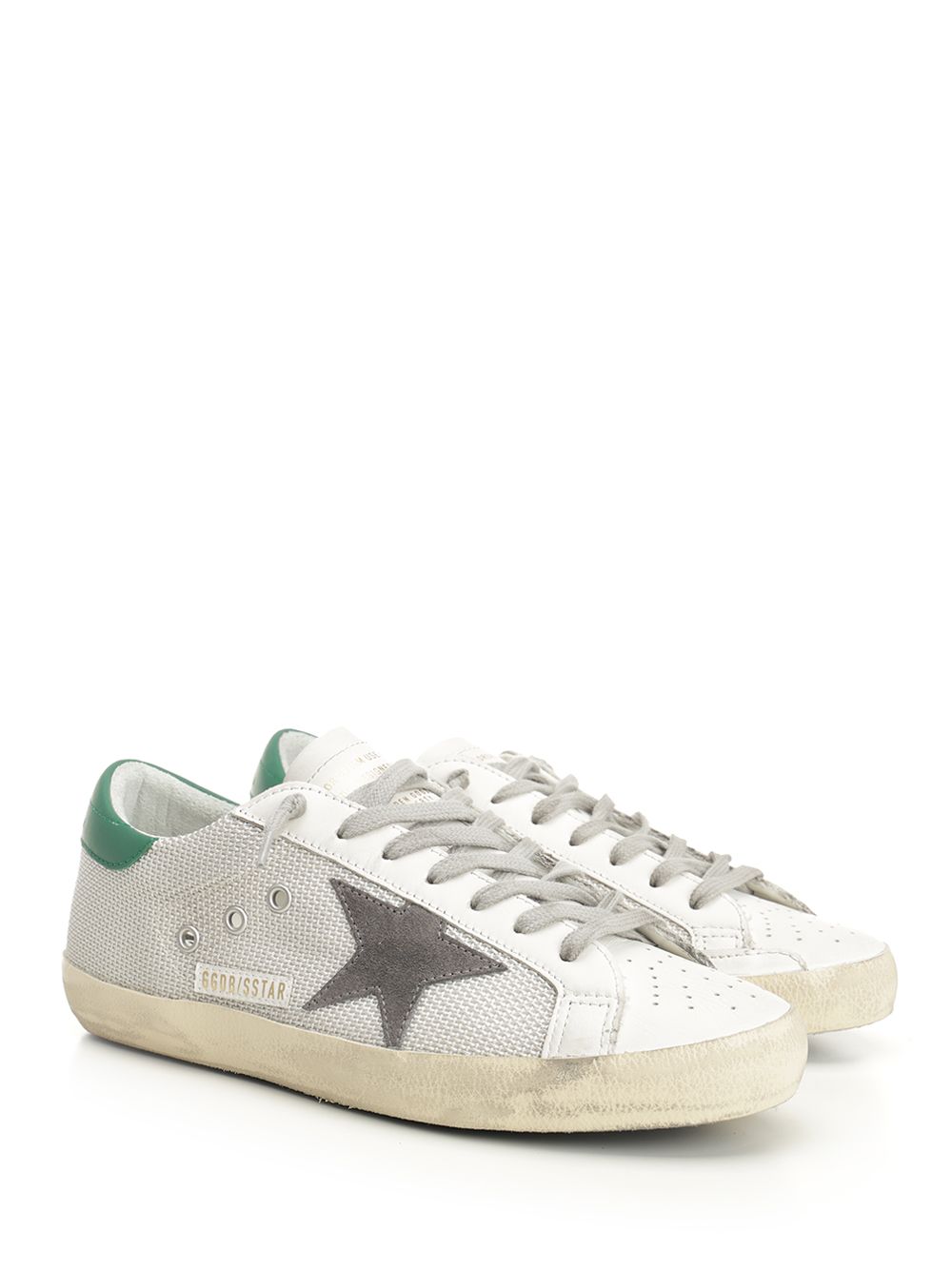 Golden Goose Deluxe Brand Super-Star Sneakers - Silver | 598aecc1cf9474e49bb207237f9aaa9f1f747556