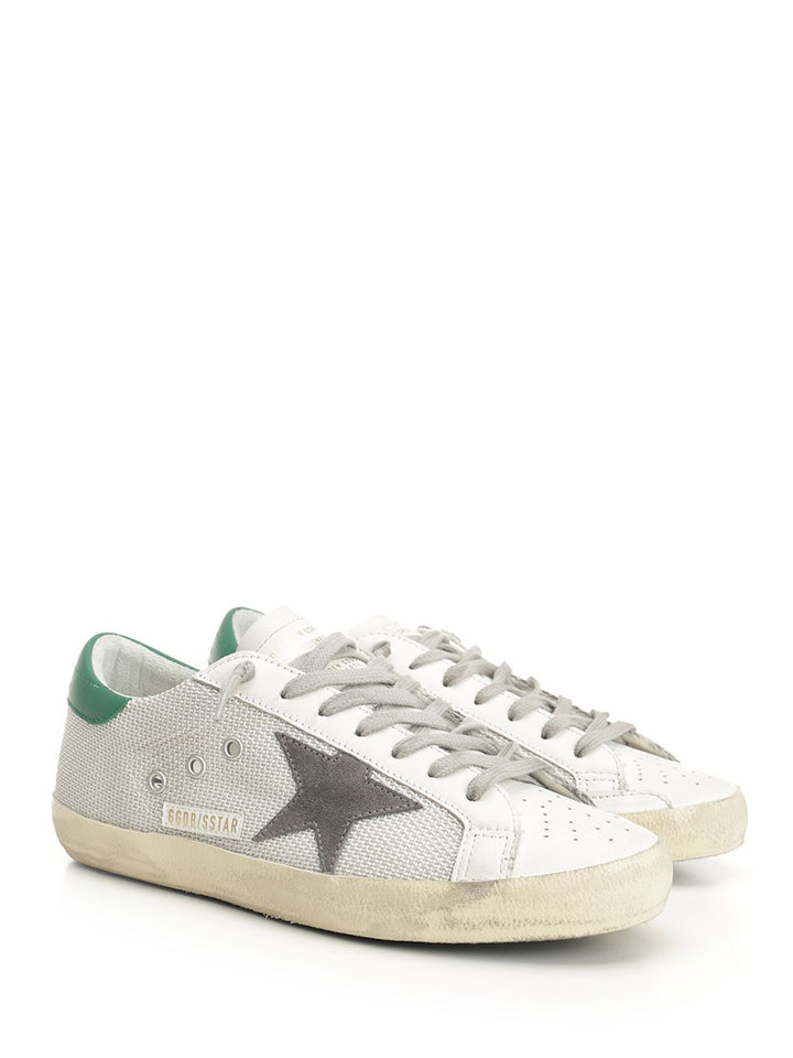 Golden Goose Deluxe Brand Super-Star Sneakers - Silver | 598aecc1cf9474e49bb207237f9aaa9f1f747556