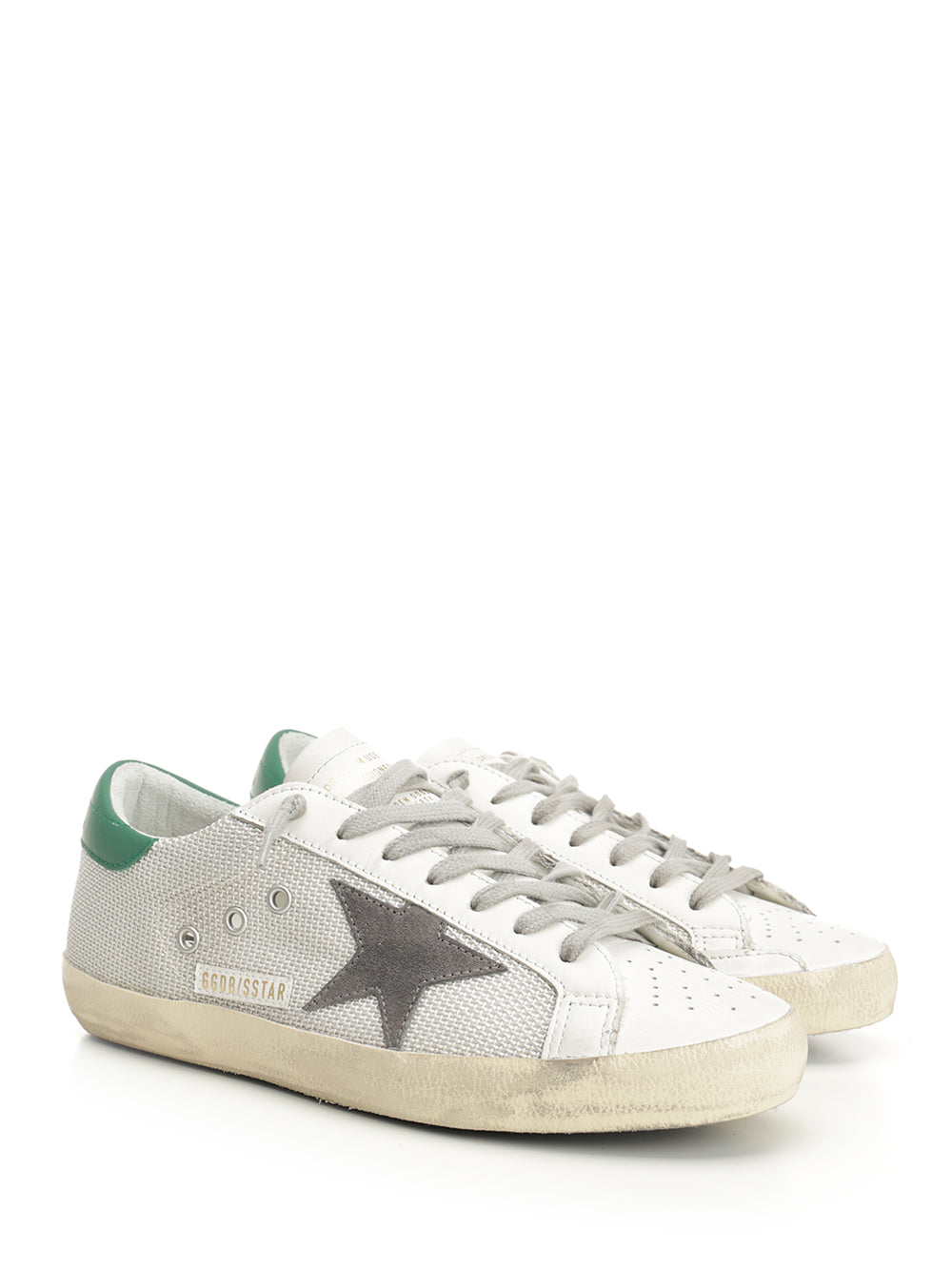 Golden Goose Deluxe Brand Super-Star Sneakers - Silver | 25682ce9eee9f55f2367e35db7ebe1893606e7ac