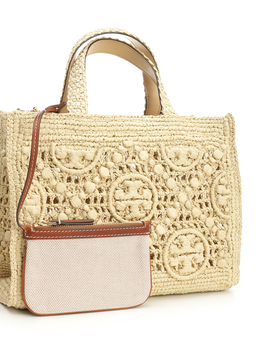 Tory Burch T Monogram Handbags - Beige | 063eb1729678d6684bd8124cbf8766f6ee9d3399