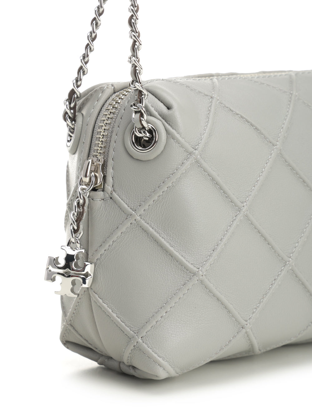Tory Burch Fleming Crossbody Bags - Grey | c547b40b170559c5b3eee3ebfc60b11f87f963c2