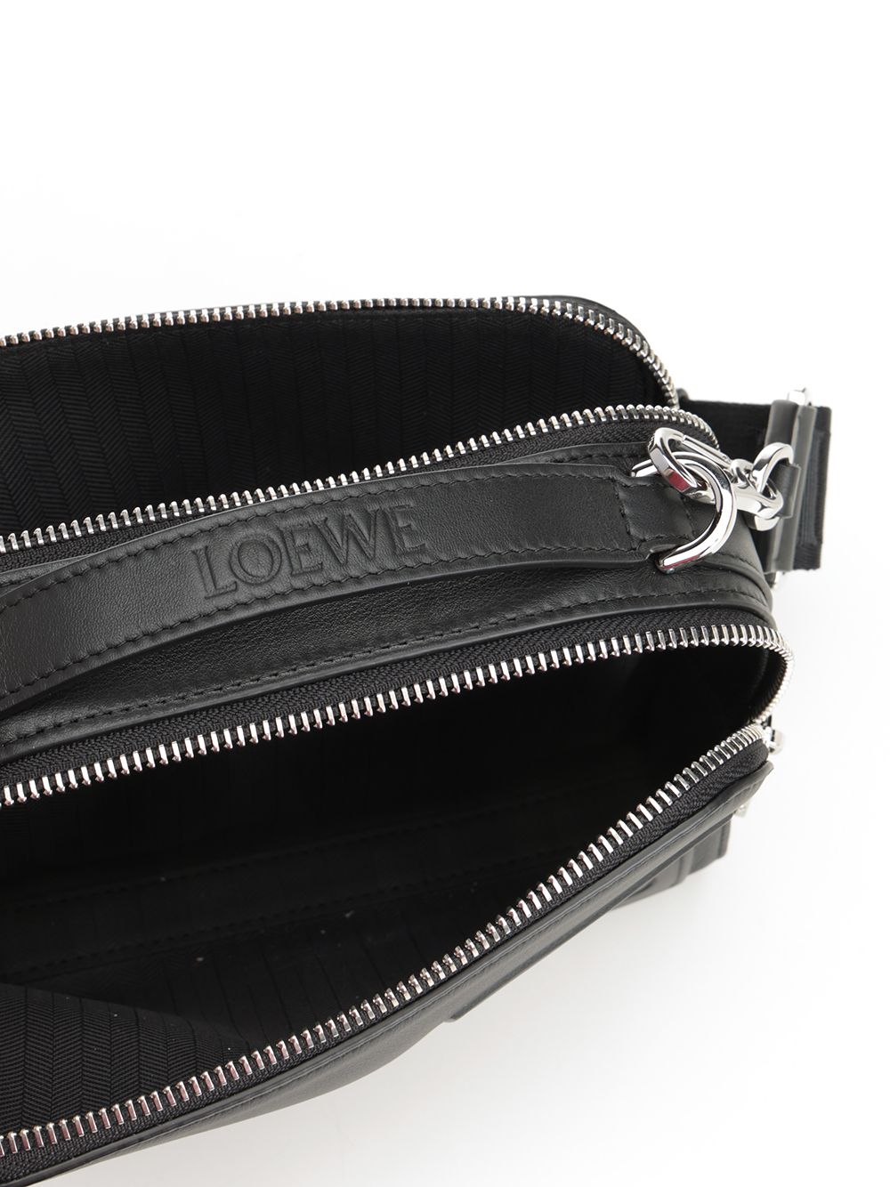 Loewe Black Leather Camera Bag Small leather goods - Black | 01ca297a8197f728221bd0b56b666bcd081dd4cc
