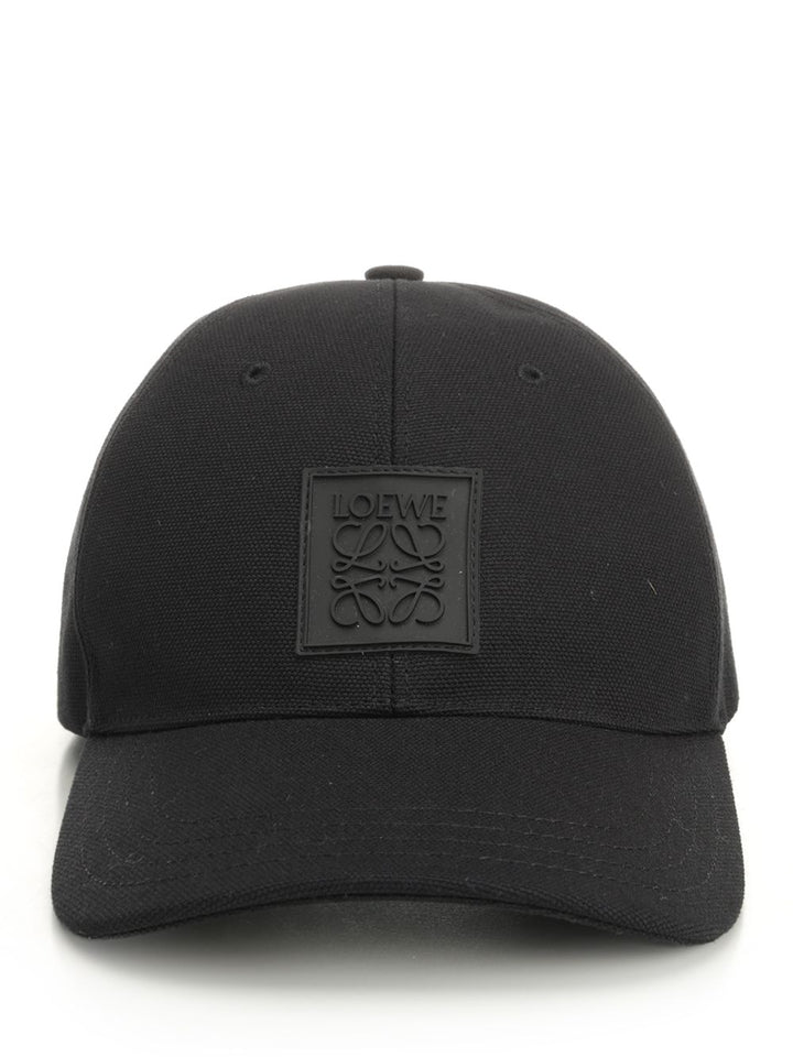 Loewe Patch Cap Hats - Black | 5ffc6308d8b46eb39b09e07a7069ea757bcc60eb