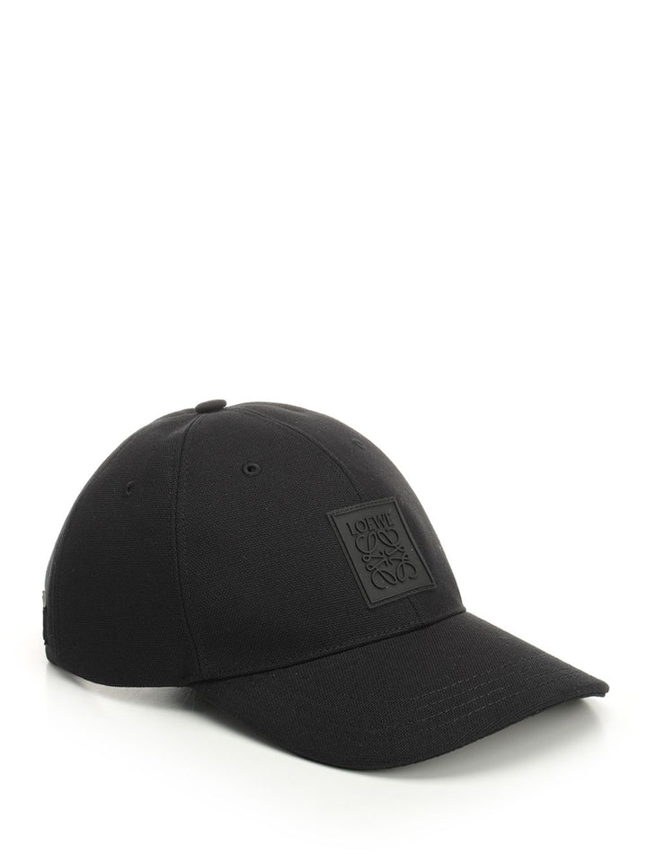 Loewe Patch Cap Hats - Black | e7c63b8503ff0a34b4d30338de26c044bd65bc8e