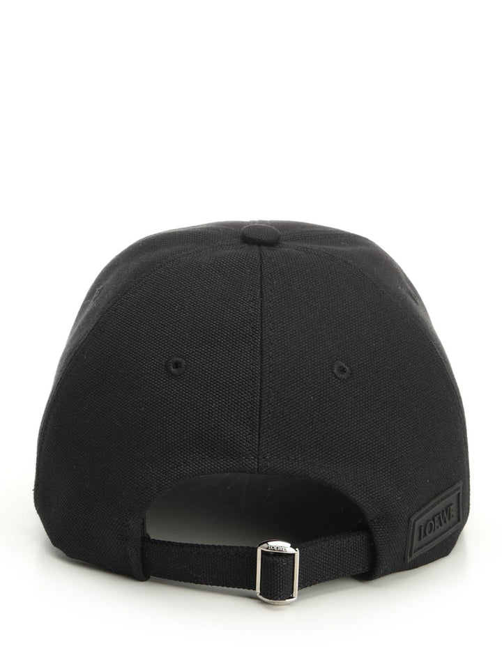 Loewe Patch Cap Hats - Black | b2a6341d8e9825df0f4f7ac52b40843ba8302299