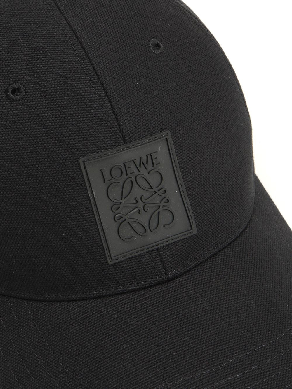 Loewe Patch Cap Hats - Black | 117eddbffde5d77ee9cb91c022a31103436fadae