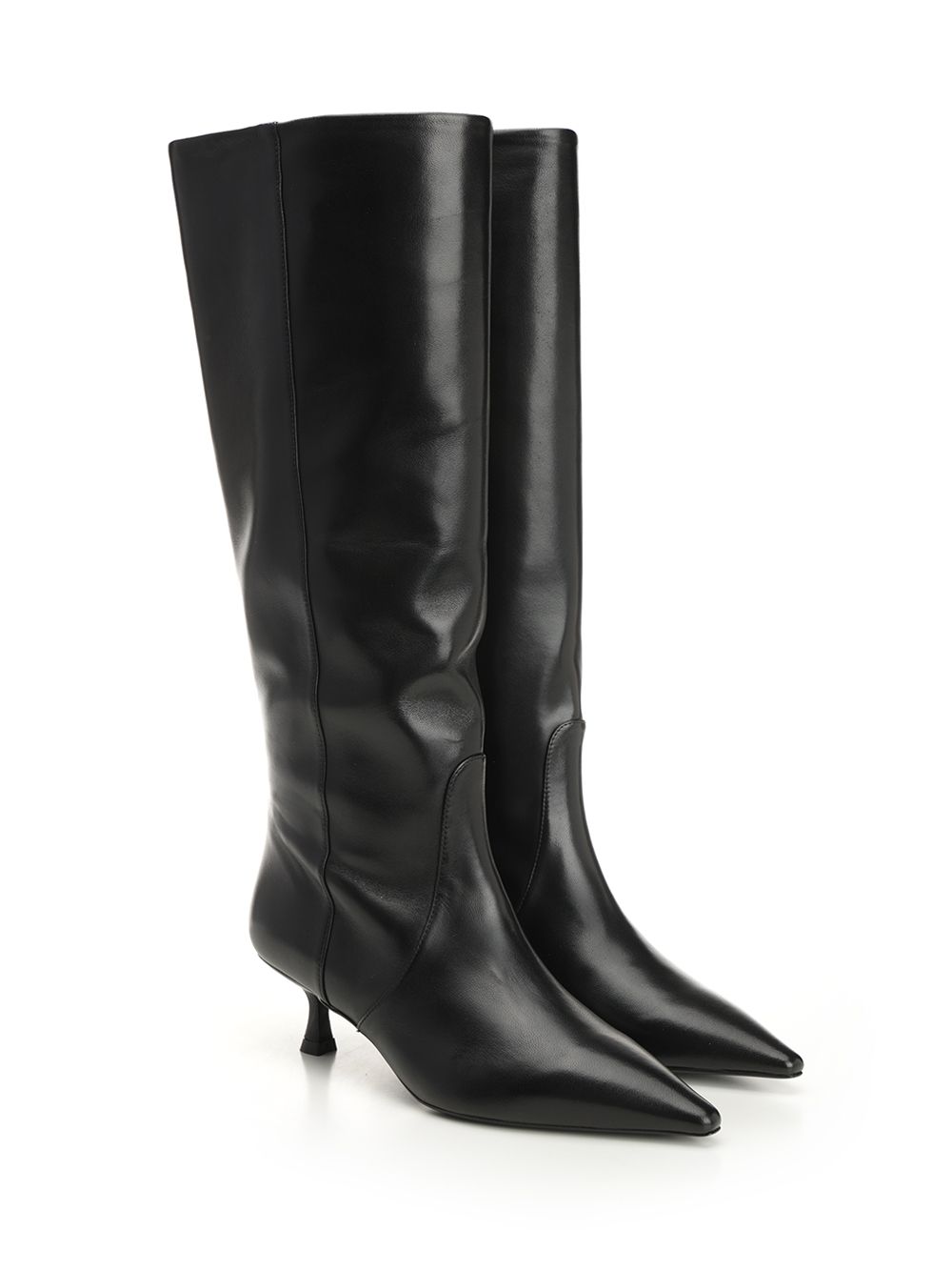 Stuart Weitzman Naomi 50 Boots - Black | 65fe2de5f5f6cc0fc2541f7aa67c52adfb443ebc