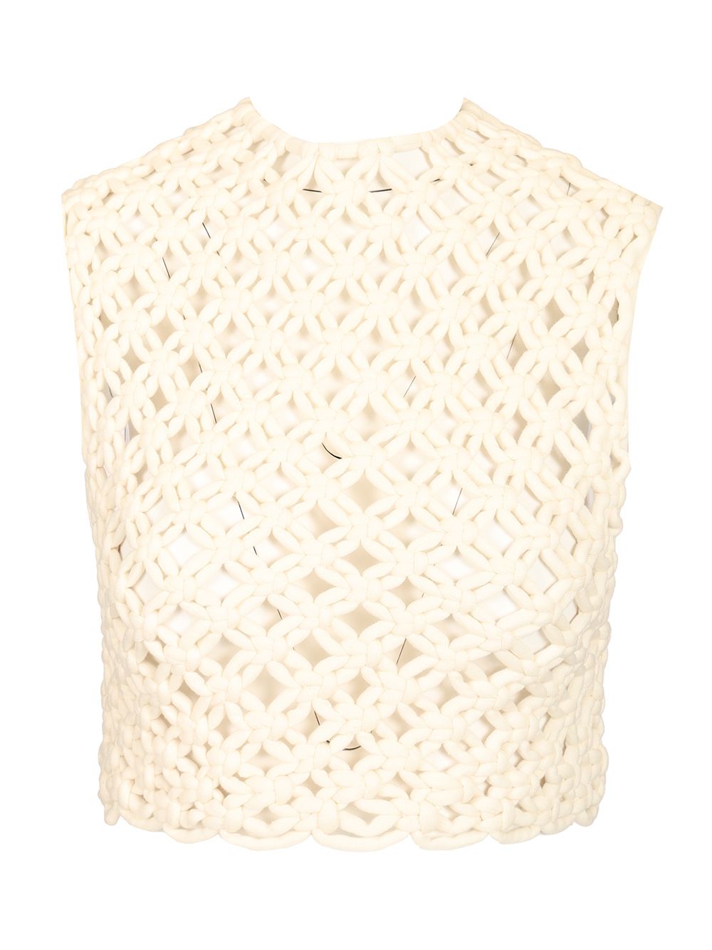 AlaÏA Knotted Top Tops - White | 5211b29f65595b3c7a2c565b8ffcce12b51aa054