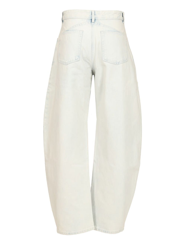 AlaÏA Rounded Jeans - Light blue | 53aa8b74912a208626a603d8fe59c387d92c53e9