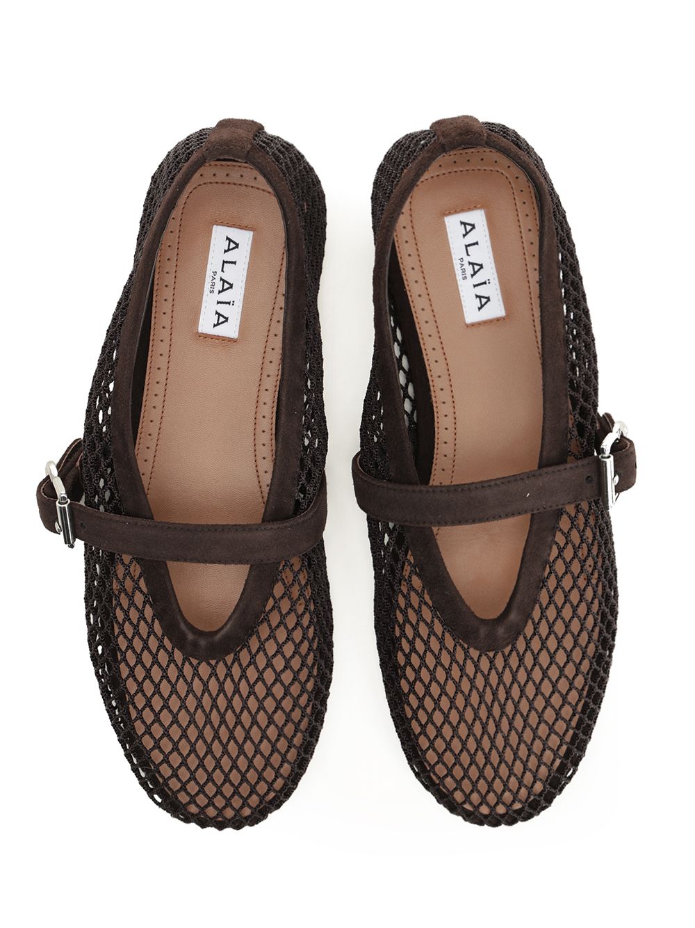 AlaÏA Flat Ballerinas Scarpe basse - Brown | 9bed329f935573ee55062c3760591684b32feaa6