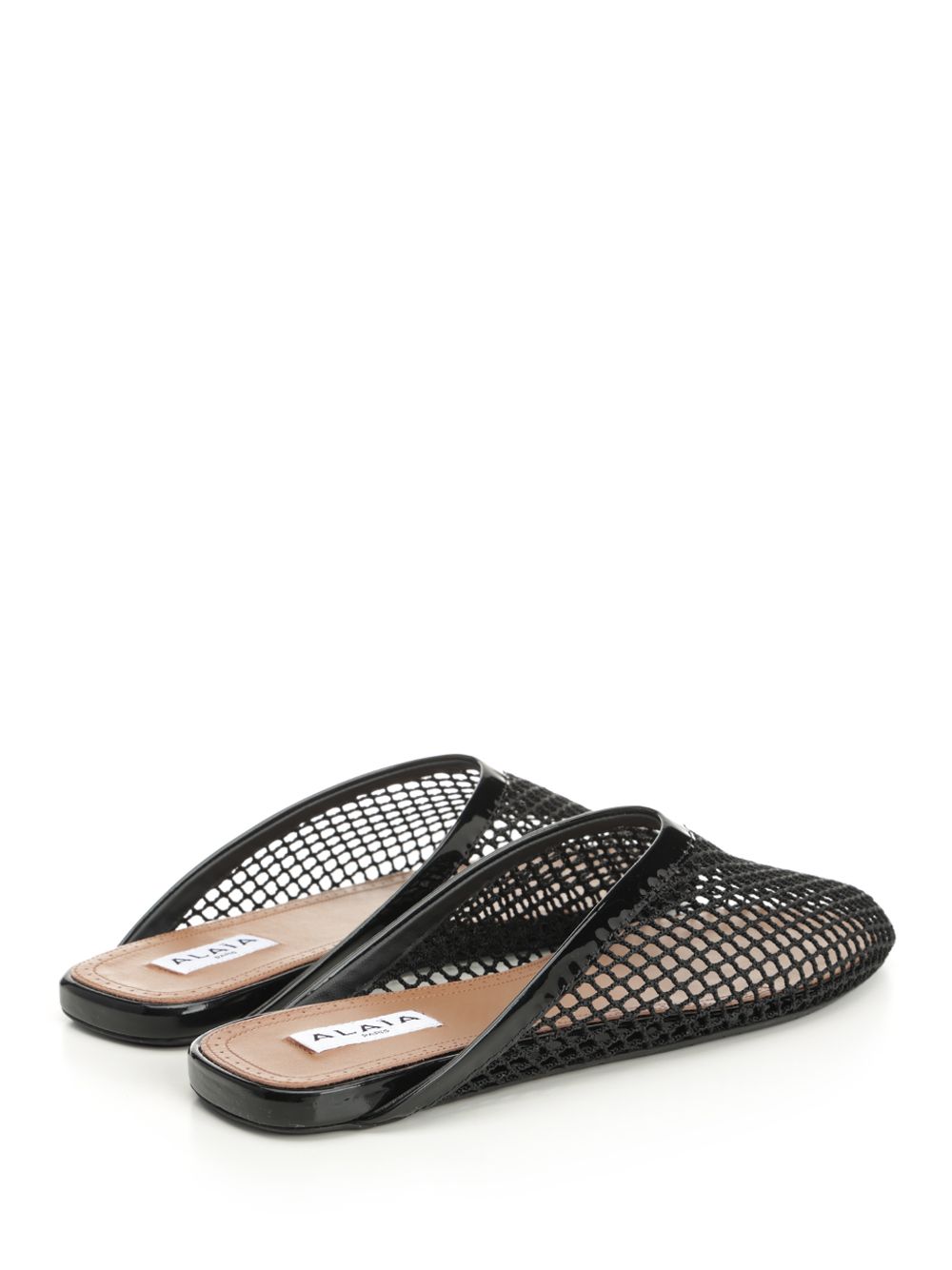 AlaÏA Mesh Flat Mule Scarpe basse - Black | 8c66cac1df7819a25a220c4aef345ab133a87b0c