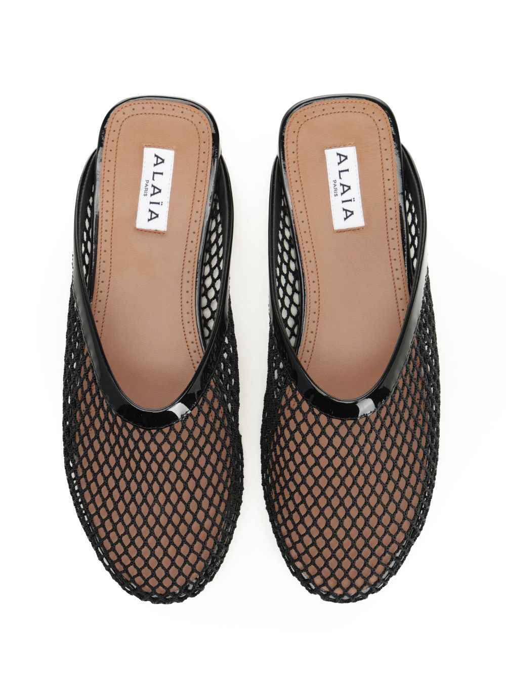 AlaÏA Mesh Flat Mule Scarpe basse - Black | e0cfd6899df1045d922cd1041021447cdd8872ec