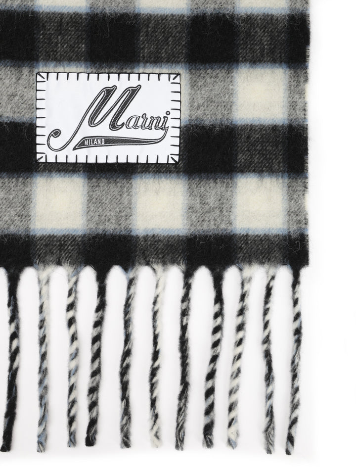 Marni Double-Face Wool Scarf Scarves And Foulards - Grey | 876cb79fecaf66b294d169226eec7adf6c012a36