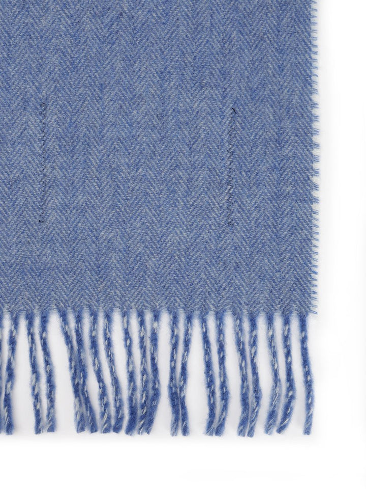 Marni Double-Face Wool Scarf Scarves And Foulards - Blue | 99beb28df0df906f97c5595a1a655f48c9783440