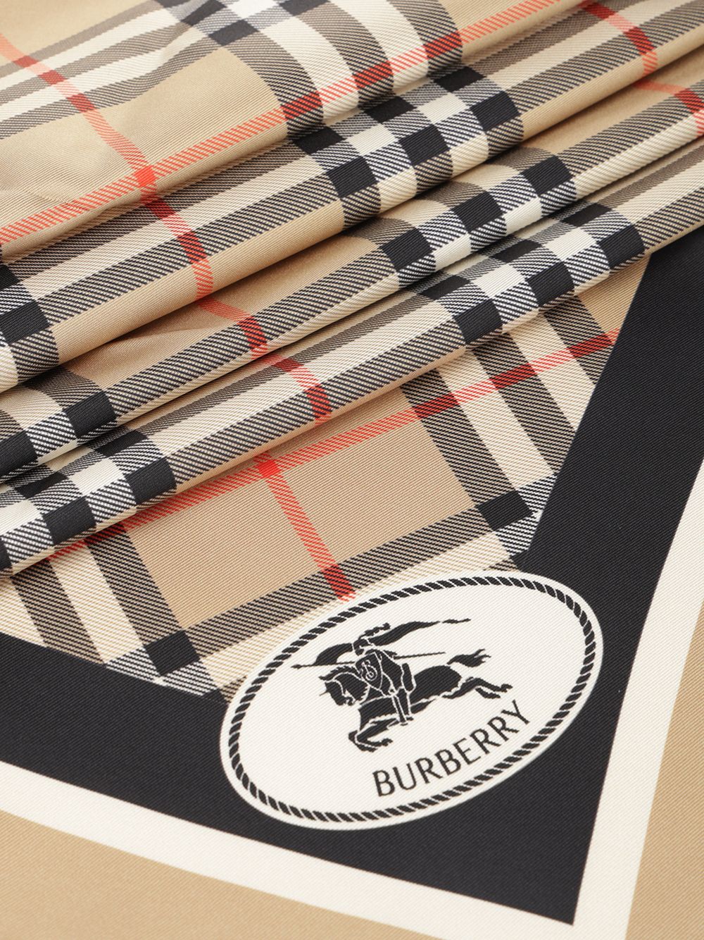 Burberry Check Silk Scarf Scarves And Foulards - Beige | 80b3e38f23010bb6b1e5ec6eddbb0221e1cf0830