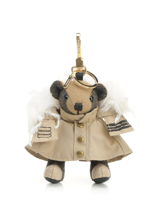 Thomas Bear Charm Keyrings Beige