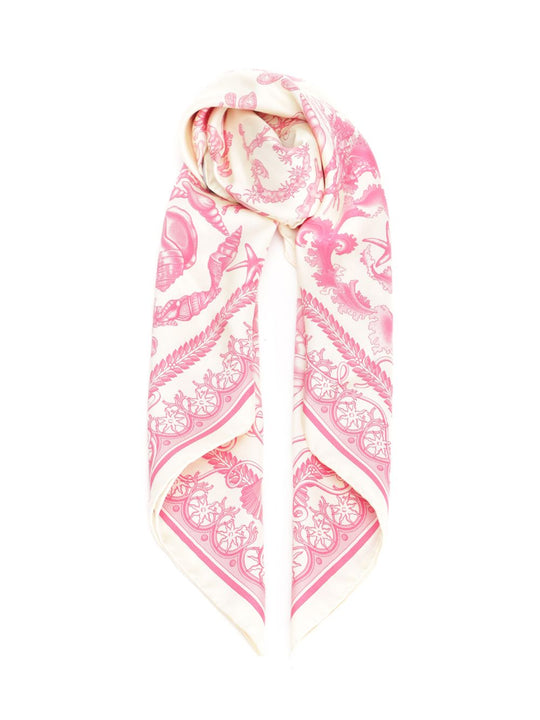 Large Silk Scarf Underwater Baroque 90 Cm Scarves And Foulards Multicolor