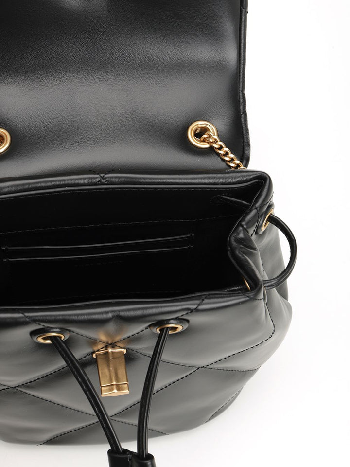 Tory Burch Kira Diamond Quilt Small Backpack Backpacks & Travels - Black | a678d20814aafeec28eaddaeeebd45bd99306dbc