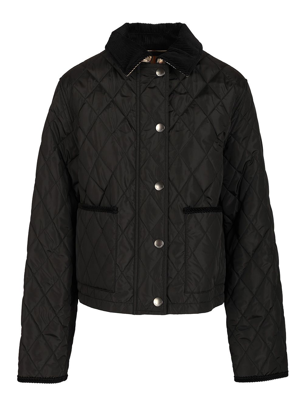 Burberry Cropped Jacket Jackets - Black | cd8f3e4a17235d366d5bdbbd5cecf3ccd61a37af