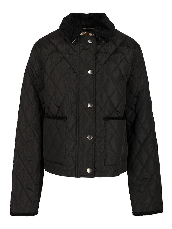 Burberry Cropped Jacket Jackets - Black | cd8f3e4a17235d366d5bdbbd5cecf3ccd61a37af