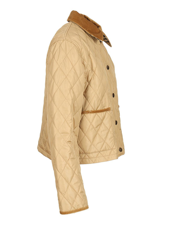 Burberry Cropped Jacket Jackets - Beige | 3e91ad4c9ec5509813b1a8dc720c03c74161f8b9