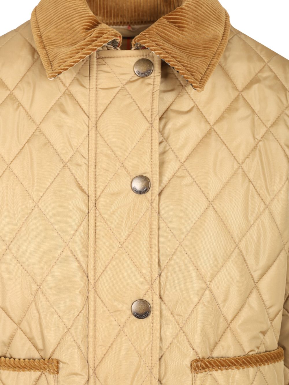 Burberry Cropped Jacket Jackets - Beige | 6aa582ce22ba68cfa963a232edf92d8d0fc1772f