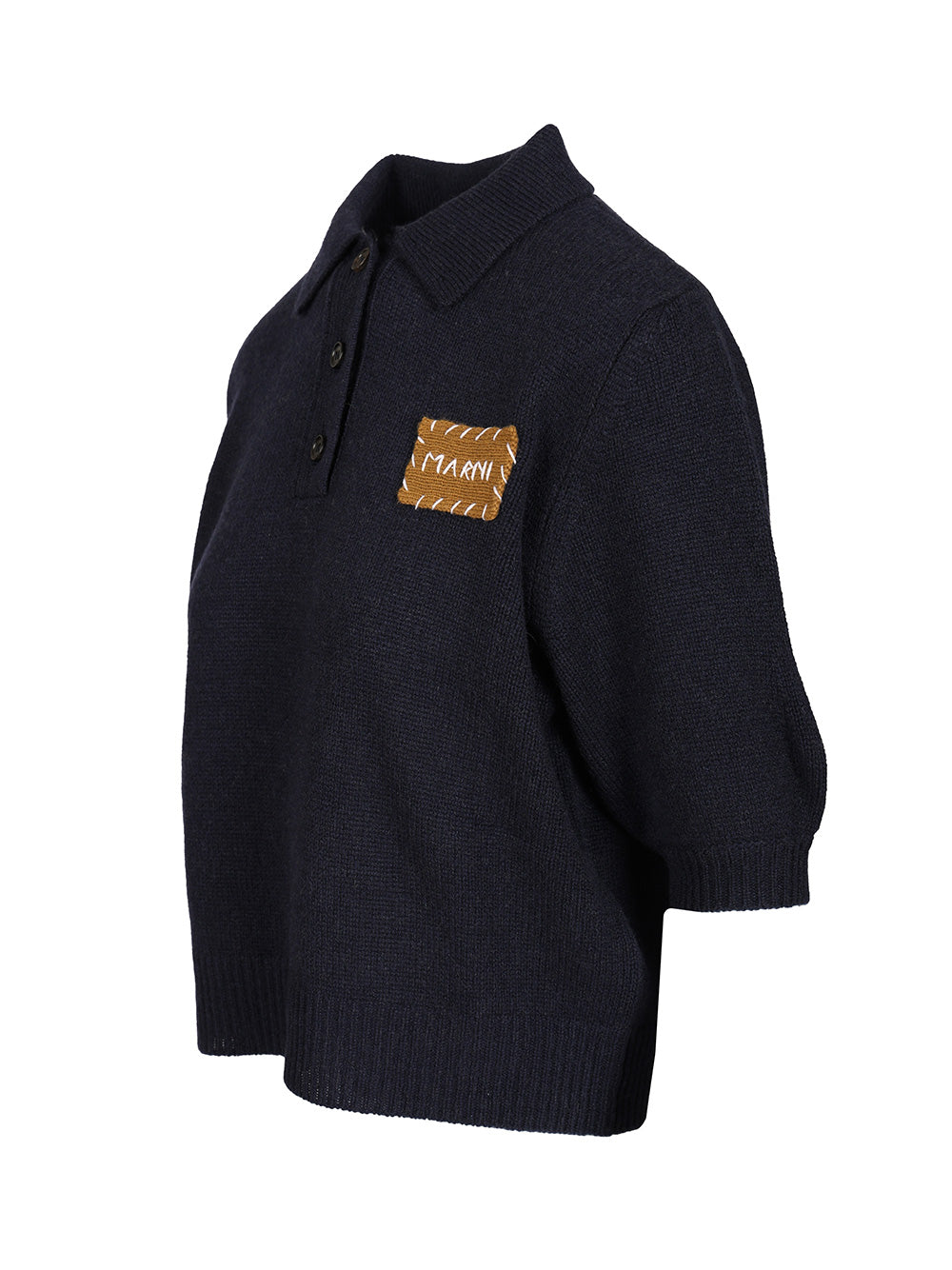 Marni Cashmere Polo Sweater Polo shirt - Blue | d6f78018c4e222b08d59293da37ad7a1cfe62b7c