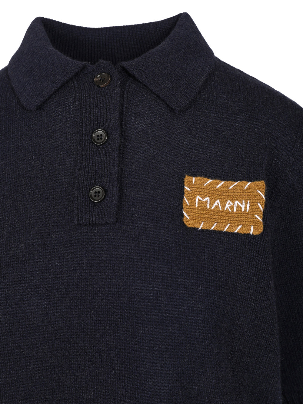 Marni Cashmere Polo Sweater Polo shirt - Blue | 4bf956191dfc3db8143d318f3f89ac7c7fa0318d