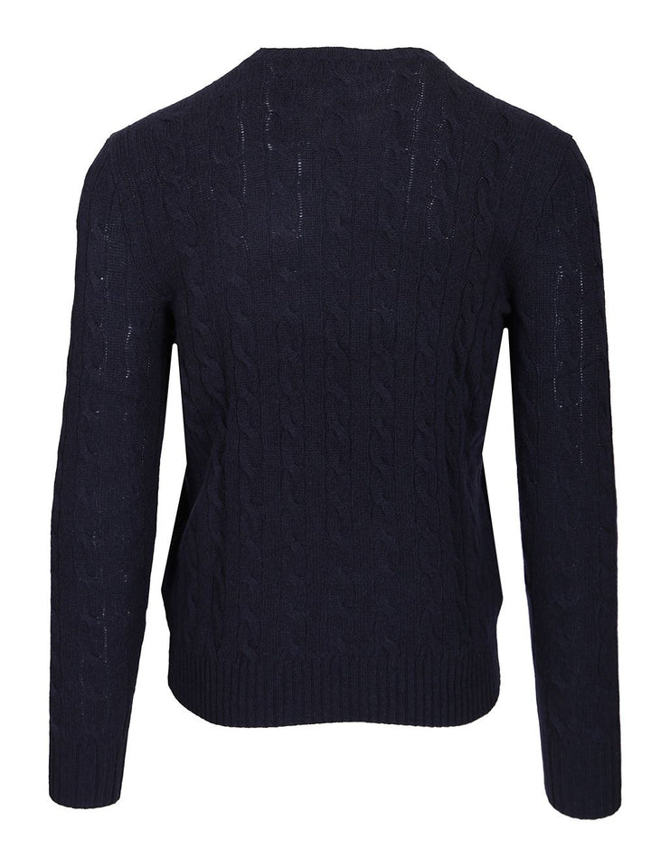 Polo Ralph Lauren Cable Knit Sweater Knitwear - Blue | a9eed68b3079005e86148134ae4de17f09f4b4ea