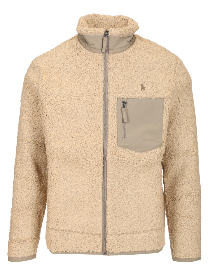 Polo Ralph Lauren Lined Fleece Jackets - Beige | 3c28555af3a39f54b1f325ea2b0c33744a9d0c34