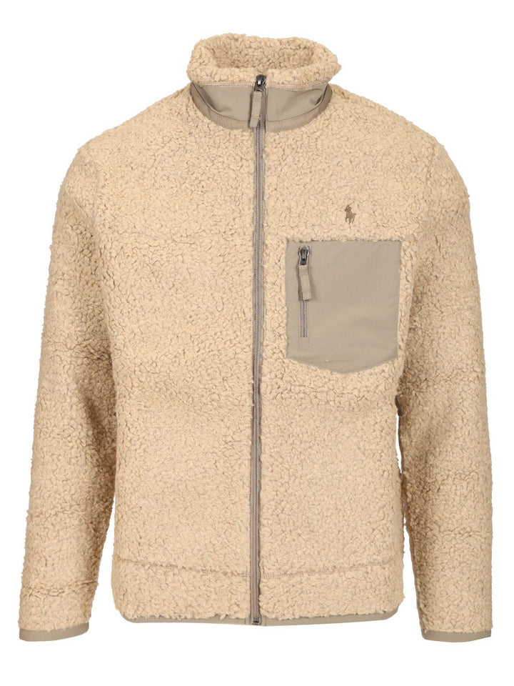 Polo Ralph Lauren Lined Fleece Jackets - Beige | c507334217ae1fd9e5a2a255fff1b5b0ebffe835