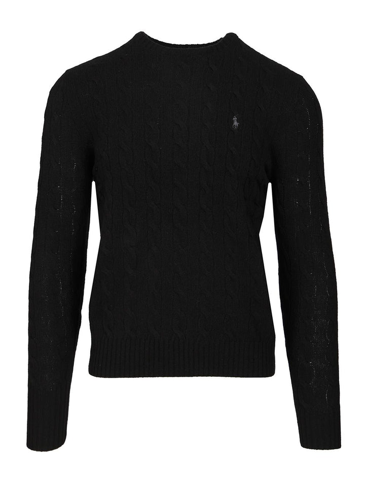 Polo Ralph Lauren Cable Knit Sweater Knitwear - Black | c8a15bdf4eb148c77aa045026769c535f2302132