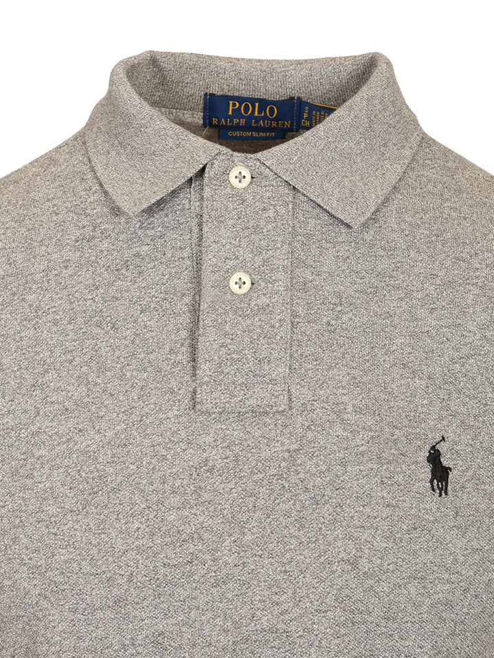 Polo Ralph Lauren Slim Fit Shirt Polo shirt - Grey | f9864f56d9fad64390fd96882d17271f7b052aed