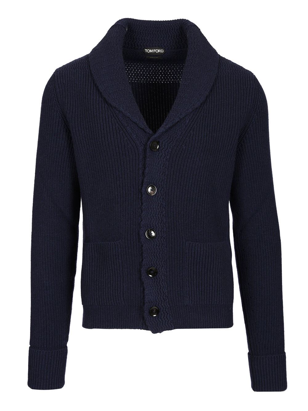 Tom Ford Cashmere Cardigan Knitwear - Blue | 676daddfe3b3b377739f22550a258699cf31a642