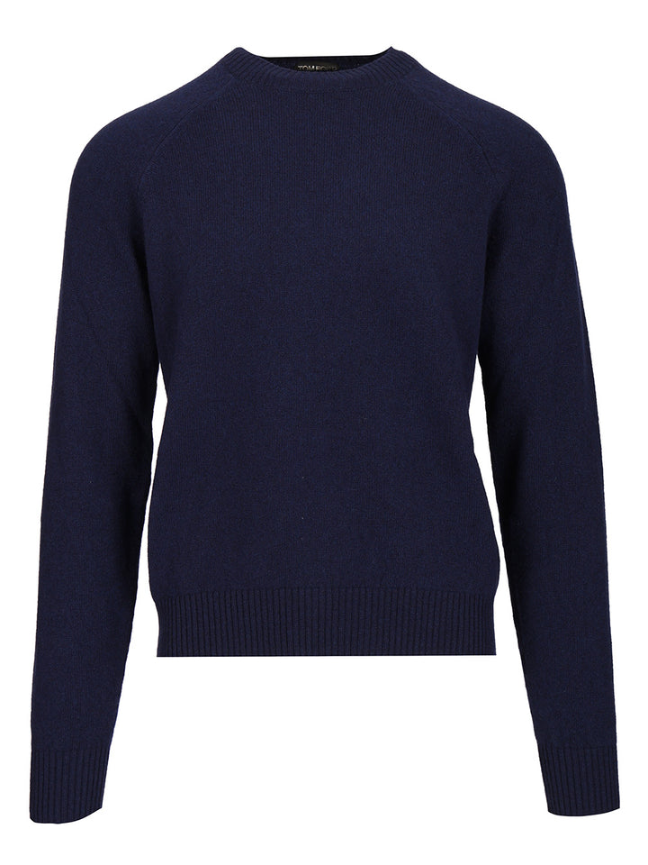 Tom Ford Crew Neck Sweater Knitwear - Blue | e0c499d4740000502665e44f664614af1f2e8bec