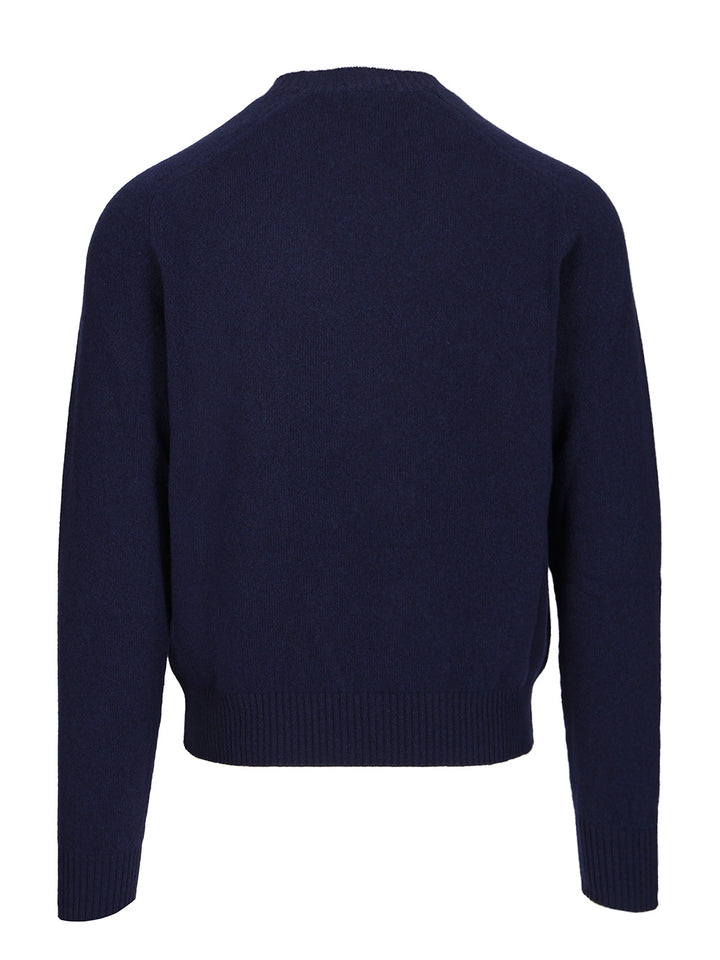 Tom Ford Crew Neck Sweater Knitwear - Blue | fcd506b25fdc64004c8d4223f23c8425a6d3702d