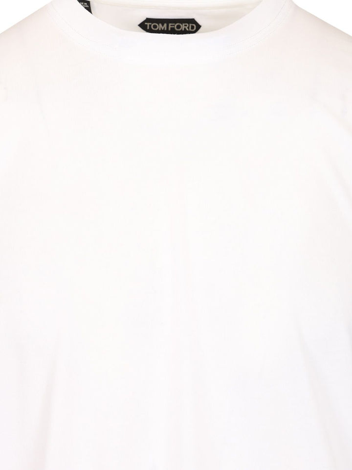 Tom Ford Long-Sleeved T-Shirt - White | 533136073d528283c7ed1aa5a1e1a3e0f04ede25