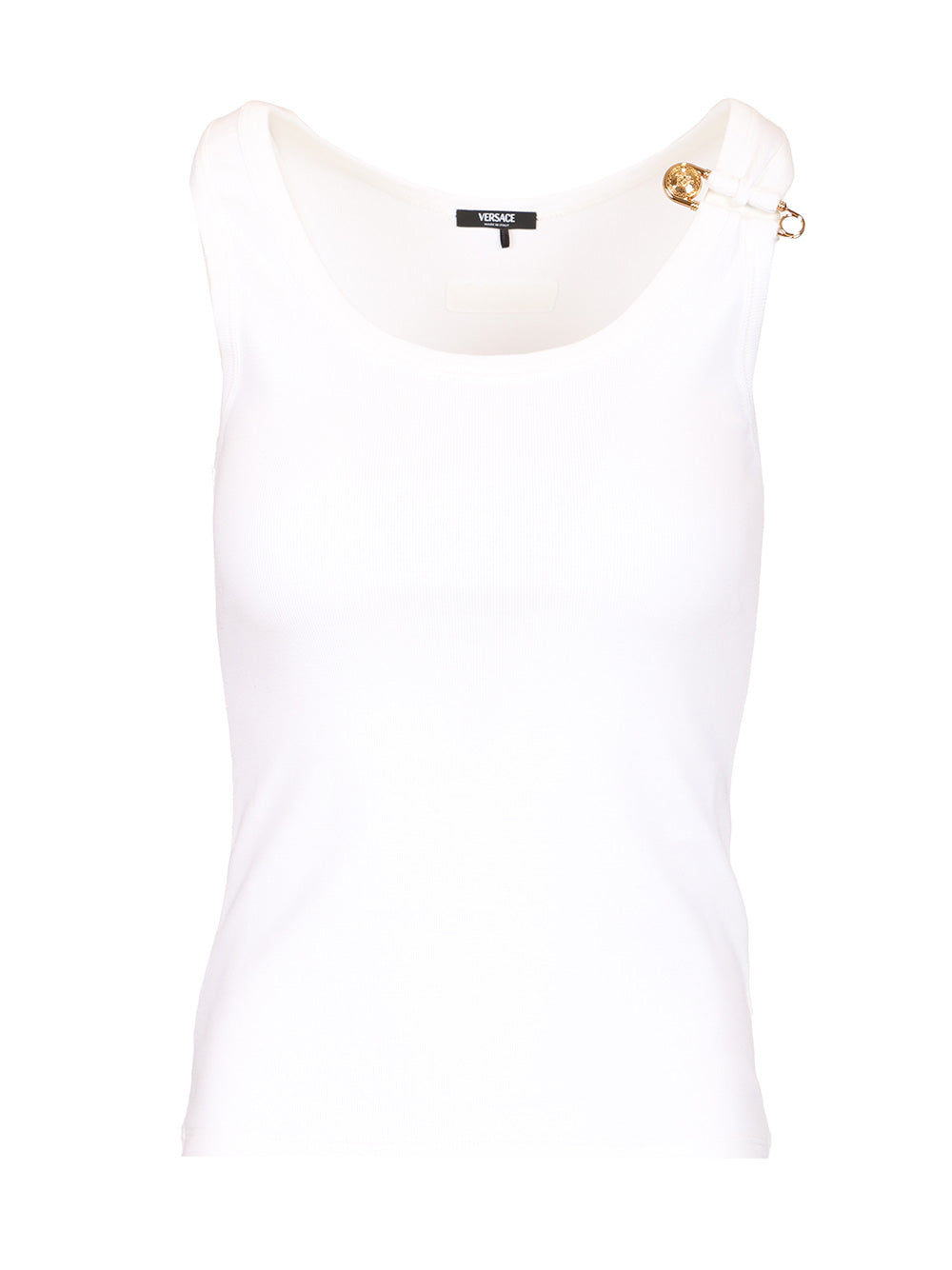 Versace Safety Pin Tops - White | 3999ee9bd6692413189285ed661dbc1db8db0a65