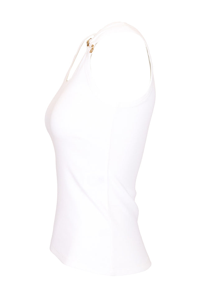 Versace Safety Pin Tops - White | 96d9f321dfc7f8b4d12e1edf982226bea1b92b10