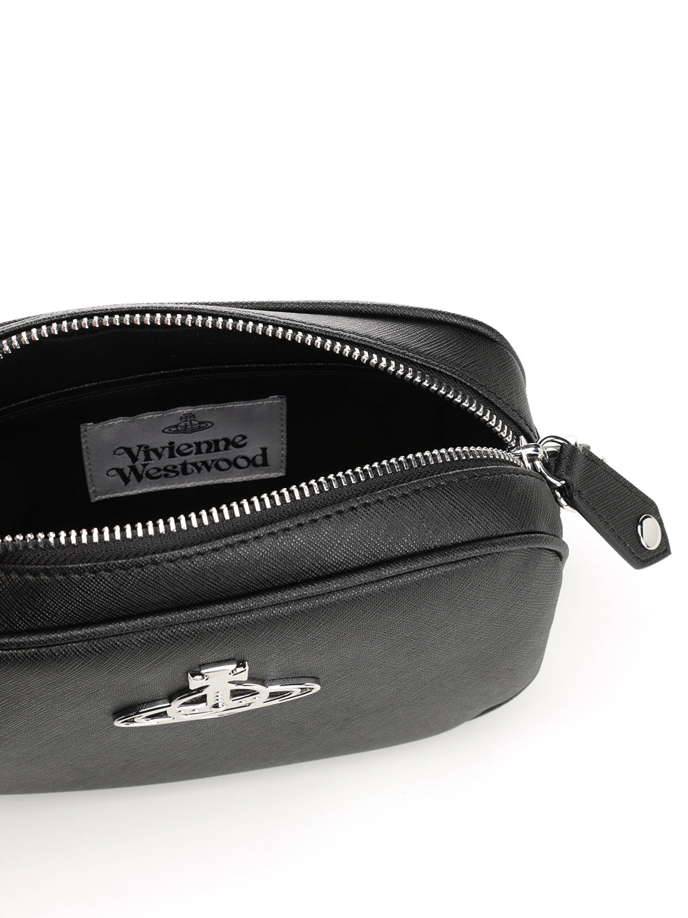 Vivienne Westwood Anna Crossbody Bags - Black | 002eab5aa28d2ab040d2e5de665233da2f4b8ff8