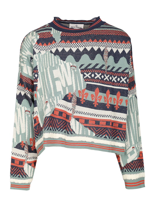 Broken Fair Isle Knitwear Multicolor