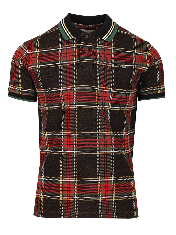 Vivienne Westwood Tartan Polo Polo shirt - Red | cf60ff86b96a932318c74772dca53e2ac14dc397