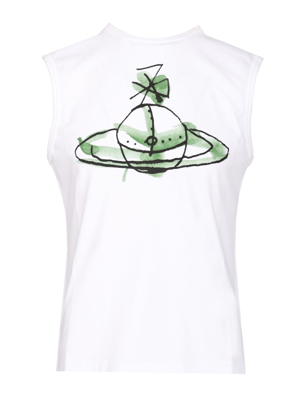 Vivienne Westwood Sleeveless T-Shirt - White | 090a73209ca4656e1e7bc6df718aa2e99c7b7850