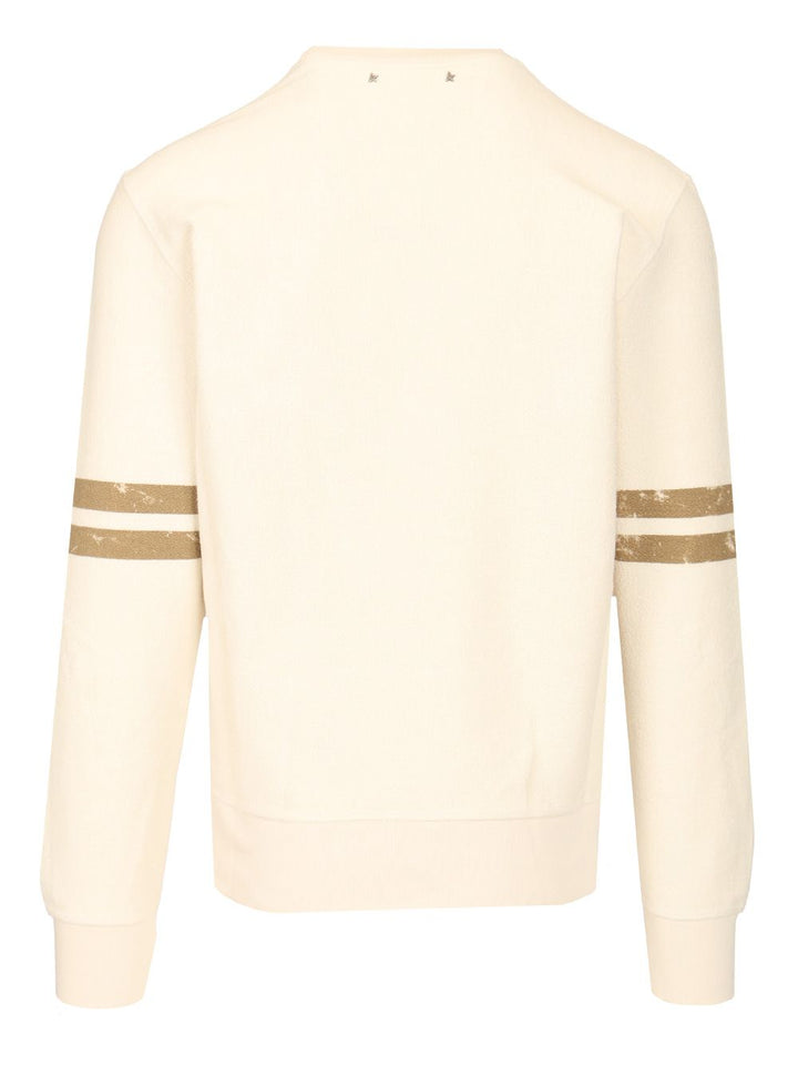 Golden Goose Deluxe Brand Cotton Sweatshirt Sweatshirts - Beige | 10c67ca16e41638126c0e8010b83334eb74852e3