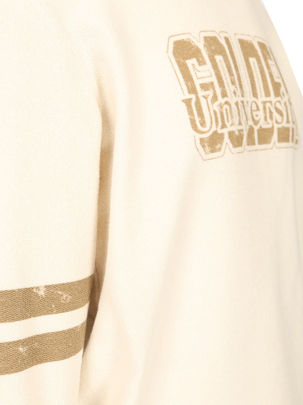 Golden Goose Deluxe Brand Cotton Sweatshirt Sweatshirts - Beige | 91f4de2007719a33f02d4de170a3937123b6c3e8