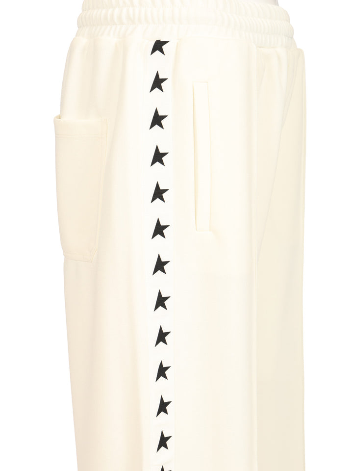 Golden Goose Deluxe Brand Jogging Trousers - White | 40c337f19c5ac7cc2c51fbf41d8c53988eb62aa4