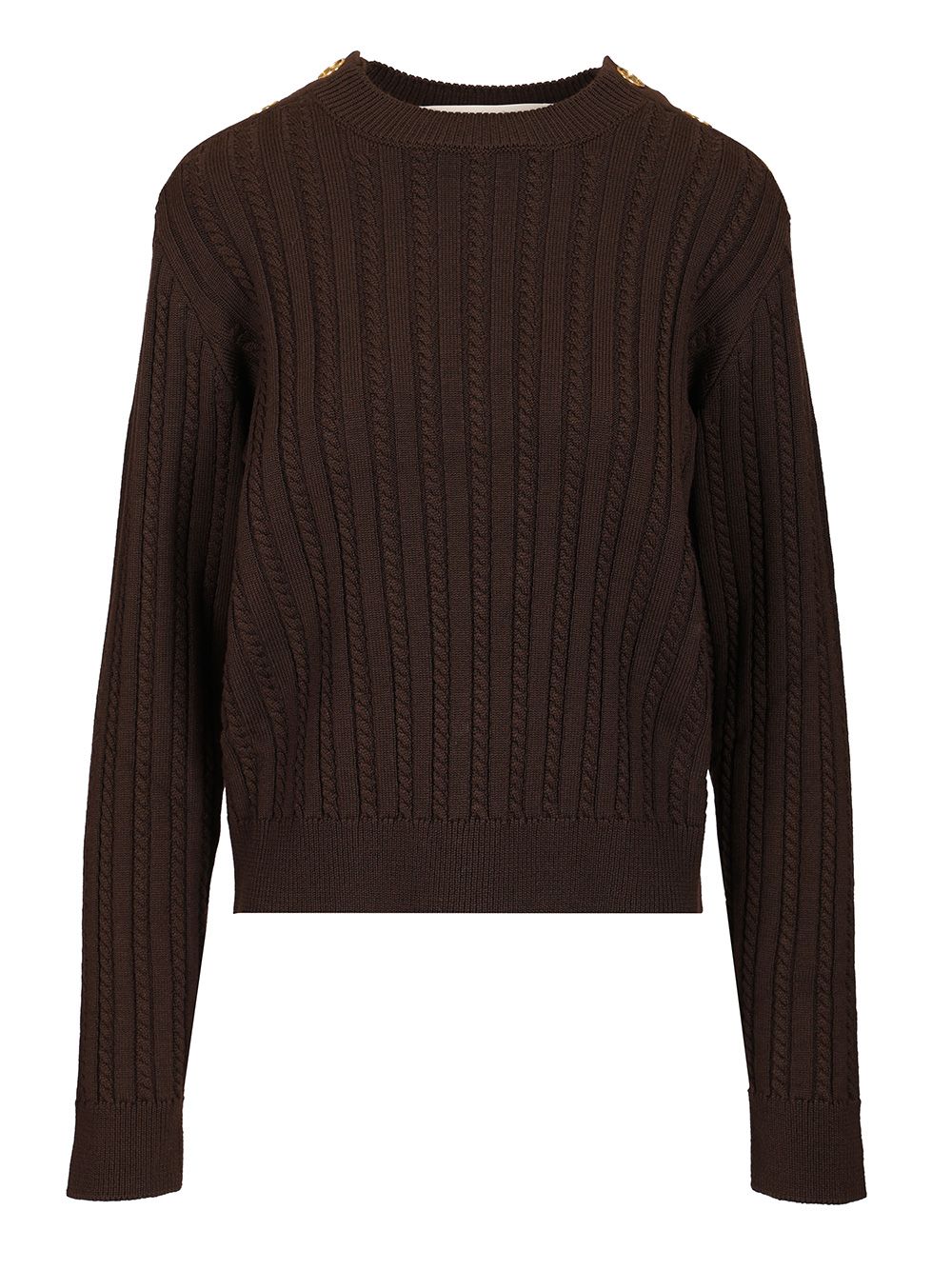 Golden Goose Deluxe Brand Cable-Knit Sweater Knitwear - Brown | 73ad35afb464b5ead77ba3d47e50c084071cedc5