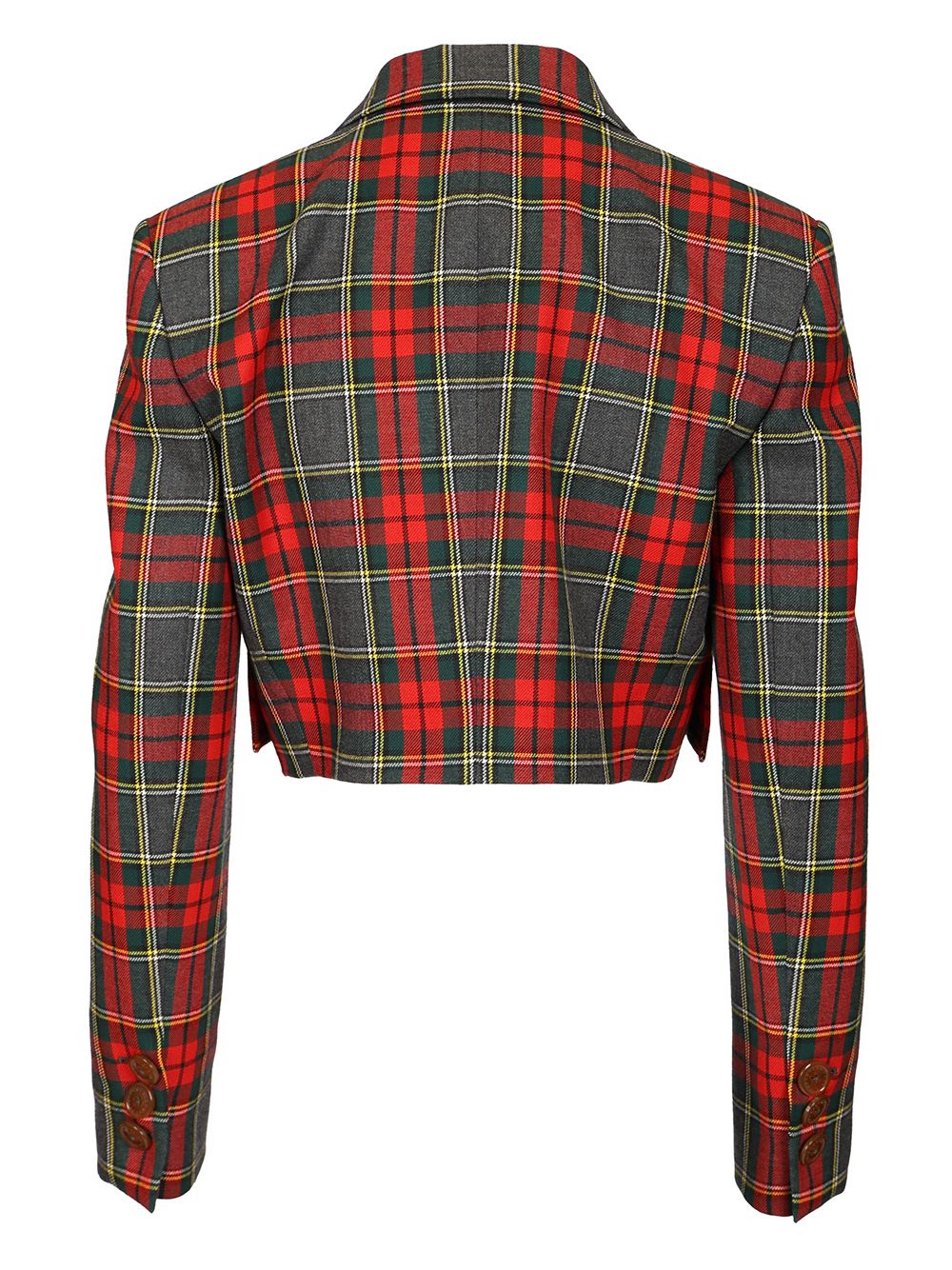Vivienne Westwood Tartan Cropped Blazer Jackets - Multicolor | 6a6e69c719c1f59826052a0240aaf77b6522755a