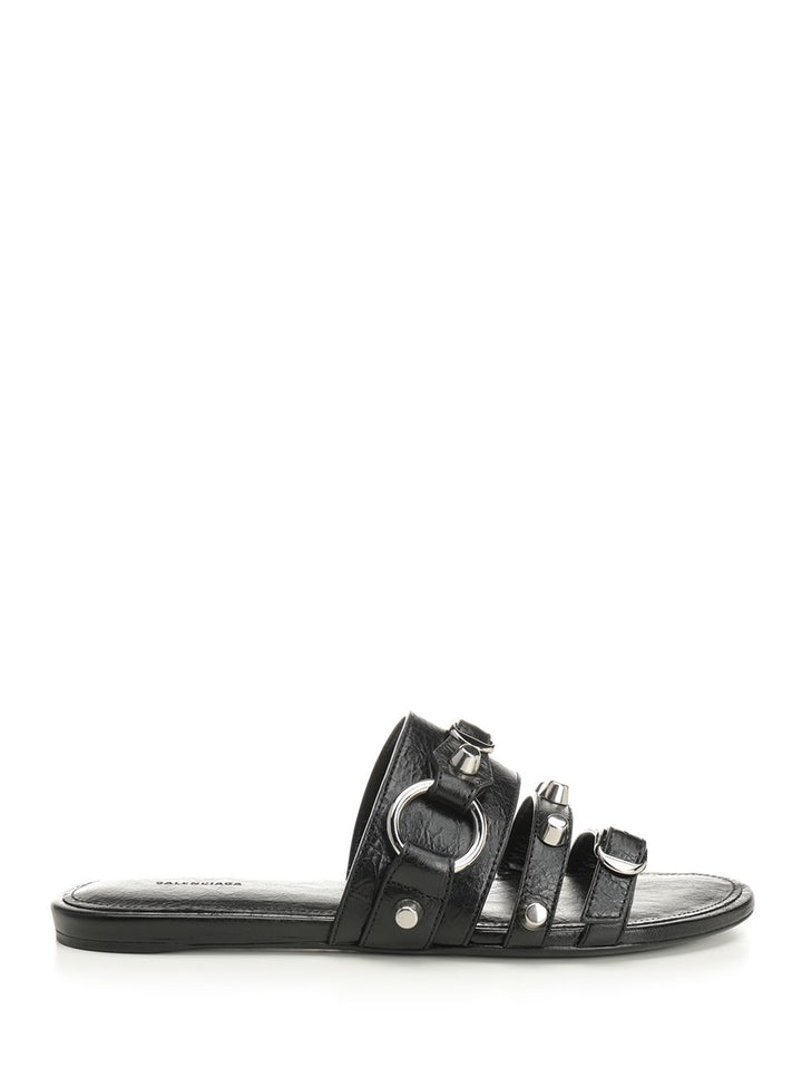 Balenciaga City Sandals - Black | 77bf898d8f3ab71bfc84856718c53e8e7749963a