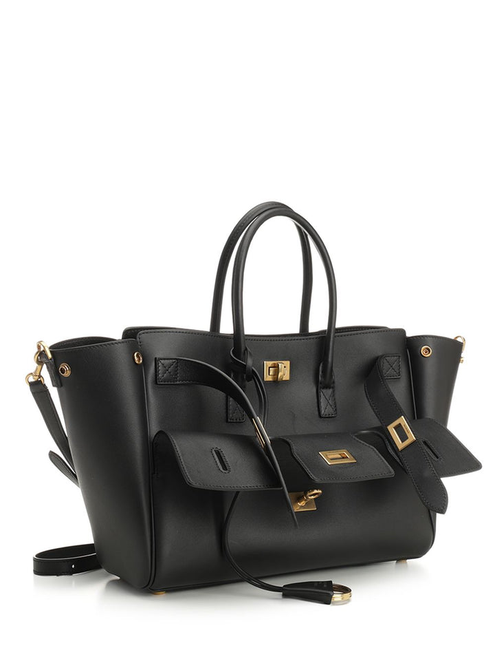 Balenciaga Carry All Bel Air Handbags - Black | 5e8fc1ec838a44db06165a65286409aa6abb03ad